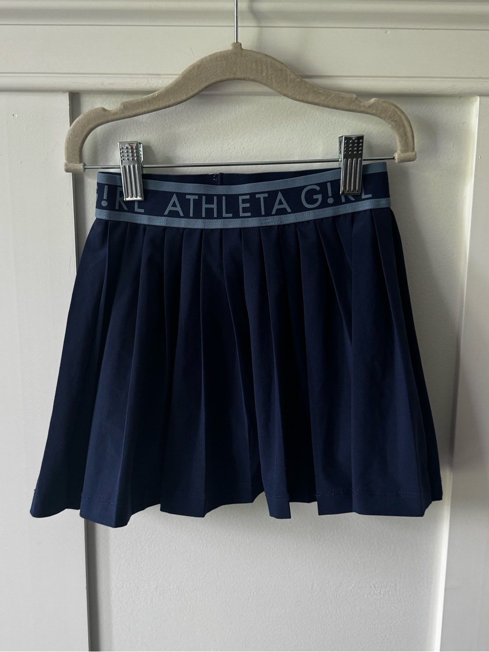 Athleta Pleated Navy Skort